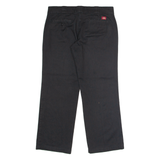DICKIES 774 Workwear Womens Twill Trousers Black Classic Straight W34 L28
