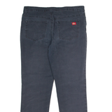 DICKIES Workwear Womens Twill Trousers Blue Regular Straight W34 L28