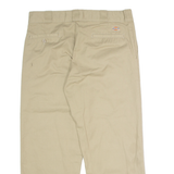 DICKIES 874 Workwear Mens Twill Trousers Beige Classic Straight W34 L26