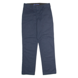 DICKIES Flex Workwear Mens Trousers Blue Slim Tapered W29 L30