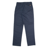 DICKIES Flex Workwear Mens Trousers Blue Slim Tapered W29 L30