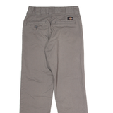 DICKIES Flex Workwear Mens Trousers Grey Slim Tapered W28 L30