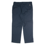 DICKIES Workwear Mens Trousers Blue Regular Straight W38 L30