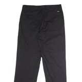 DICKIES Workwear Mens Trousers Black Regular Straight W32 L32