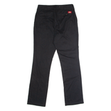DICKIES Workwear Womens Twill Trousers Black Regular Straight W32 L32