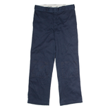 DICKIES 874 Flex Workwear Mens Twill Trousers Blue Classic Straight W32 L30