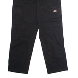 DICKIES Workwear Womens Twill Trousers Black Regular Straight W27 L28