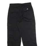 DICKIES Workwear Womens Twill Trousers Black Regular Straight W27 L28