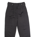 REISS Womens Trousers Black Regular Straight Viscose W26 L26