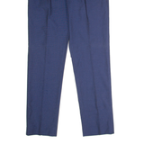 REISS Dotted Mens Trousers Blue Regular Straight W36 L34