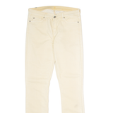 7 FOR ALL MANKIND Womens Trousers Yellow Regular Skinny W31 L31