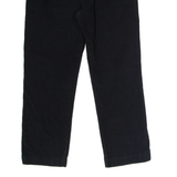 TOMMY HILFIGER Mens Corduroy Trousers Black Slim Straight W35 L30