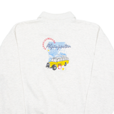 SWITCHER Switzerland Womens Sweatshirt Grey Collared 90s L