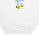 SWITCHER Switzerland Womens Sweatshirt Grey Collared 90s L