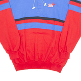 S+ Mens Sweatshirt Red Button Neck XL