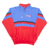 S+ Mens Sweatshirt Red Button Neck XL