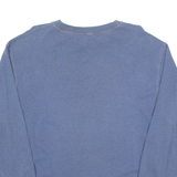 BODY TIME Lightweight Western Mens Sweatshirt Blue Crew Neck S