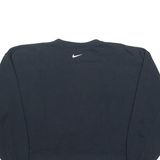 NIKE Pinwheel Cropped Womens Sweatshirt Black Crew Neck XS