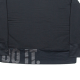 NIKE Lightweight Womens Sweatshirt Black Crew Neck L