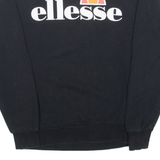 ELLESSE Mens Sweatshirt Black Crew Neck M