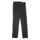 LEVI'S 511 Jeans Mens Black Slim Straight W26 L32