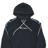 CHAMPION Mens Black Hoodie M