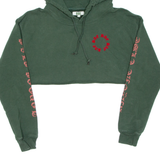 BAE Cropped Womens Green Hoodie M