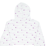 CHAMPION REVERSE WEAVE Cropped Womens Purple Hoodie M