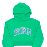 NIKE Cropped Womens Green Hoodie M
