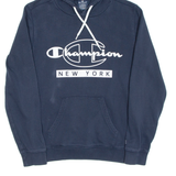 CHAMPION Mens Blue Hoodie XS