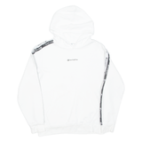 CHAMPION Womens White Hoodie M