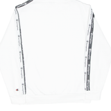 CHAMPION Womens White Hoodie M