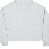 PUMA Cropped Womens Grey Hoodie M