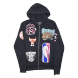 MY BRAND Womens Black Hoodie Full Zip USA M