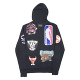 MY BRAND Womens Black Hoodie Full Zip USA M