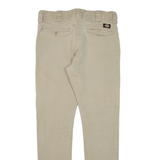 DICKIES Workwear Mens Trousers Beige Slim Skinny W32 L28