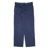 DICKIES Workwear Mens Trousers Blue Regular Straight W30 L32