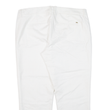 TOMMY HILFIGER Womens Trousers White Regular Straight W36 L24