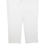 TOMMY HILFIGER Womens Trousers White Regular Straight W36 L24