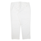 TOMMY HILFIGER Womens Trousers White Regular Straight W36 L24