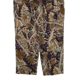 PRESTIGE Woodland Camo Cargo Mens Trousers Green Regular Straight W34 L29