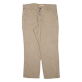CARHARTT Workwear Mens Trousers Beige Relaxed Straight W36 L26