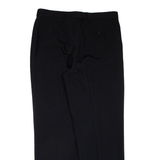CALVIN COOPER Pleated Womens Trousers Black Regular Tapered Wool W32 L28