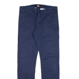 DICKIES Workwear Mens Trousers Blue Slim Tapered W31 L32