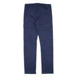 DICKIES Workwear Mens Trousers Blue Slim Tapered W31 L32