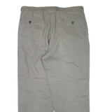 Mens Trousers Grey Relaxed Straight W36 L28
