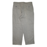 Mens Trousers Grey Relaxed Straight W36 L28