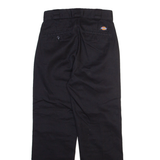 DICKIES Workwear Mens Trousers Black Slim Straight W25 L26