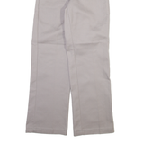DICKIES Workwear Womens Trousers Grey Regular Straight W24 L28
