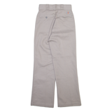 DICKIES Workwear Womens Trousers Grey Regular Straight W24 L28